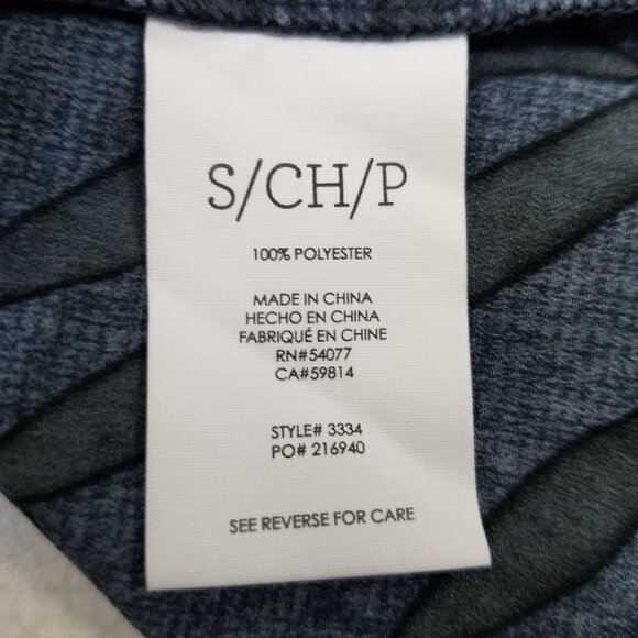 CAbi 3334 S Top Sleeveless Beaded Tank Blue Striped Business Career - Picture 6 of 6